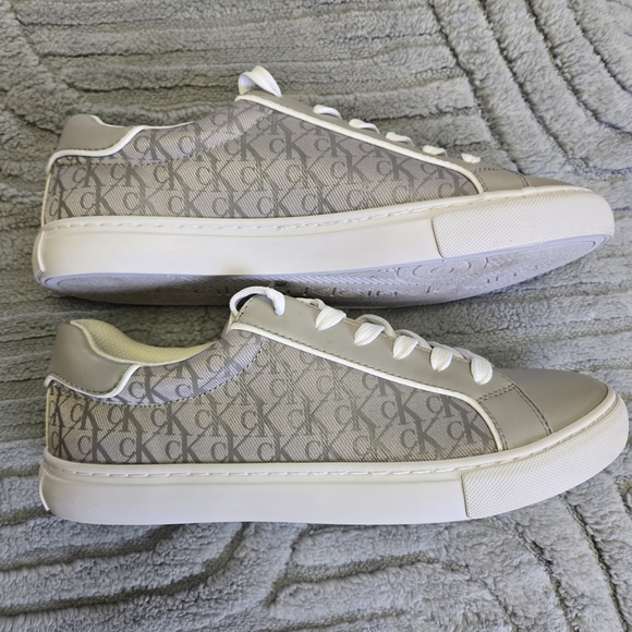 Calvin Klein Women's Gray Sneakers - Picture 3 of 9